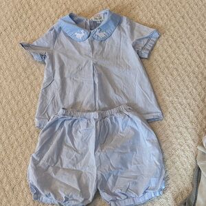 Easter outfit embroidered bunnies